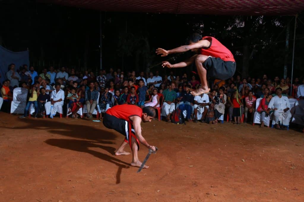 Kalaripayattu warrior